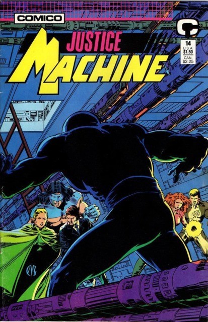 Justice Machine #14 comic cover