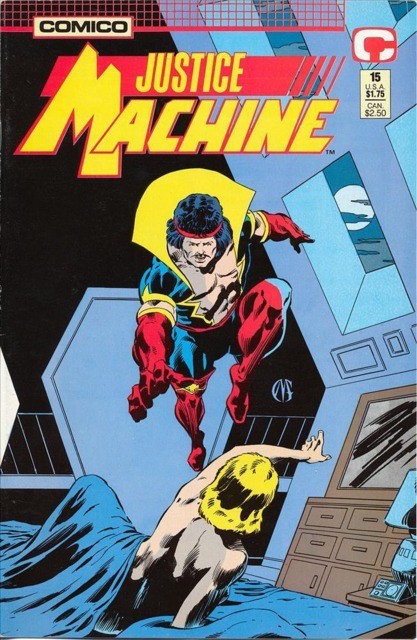 Justice Machine #15 comic cover