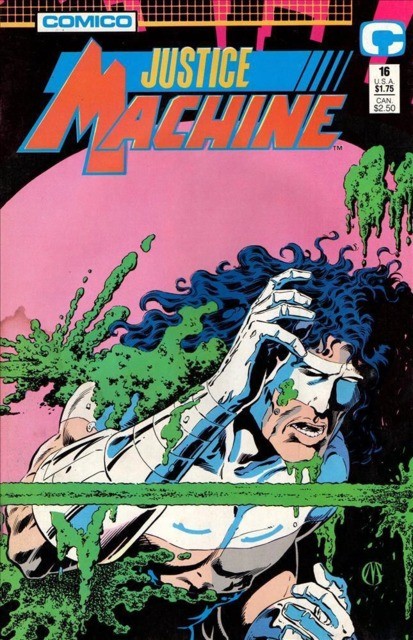 Justice Machine #16 comic cover
