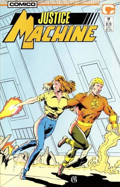 Justice Machine #17 comic cover
