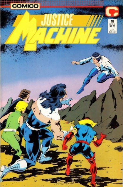 Justice Machine #18 comic cover
