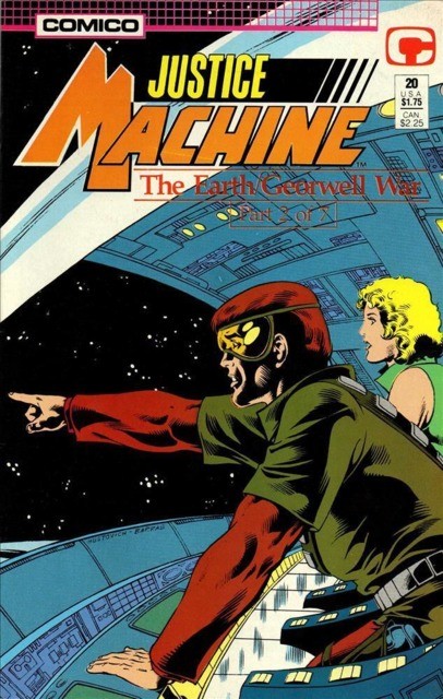 Justice Machine #20 comic cover
