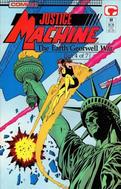 Justice Machine #22 comic cover