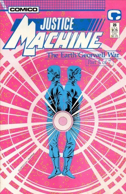 Justice Machine #23 comic cover