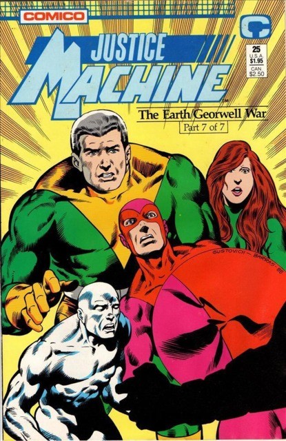 Justice Machine #25 comic cover