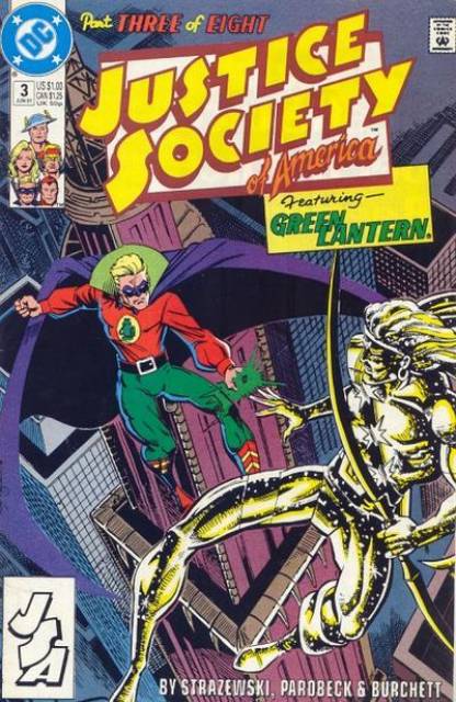 Justice Society America Vol 1 #3 comic cover