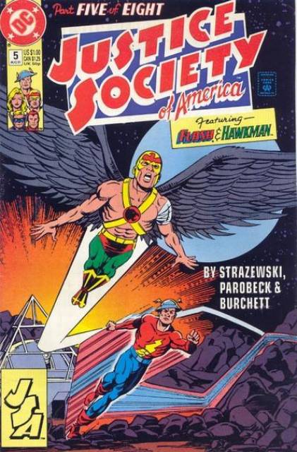 Justice Society America Vol 1 #5 comic cover