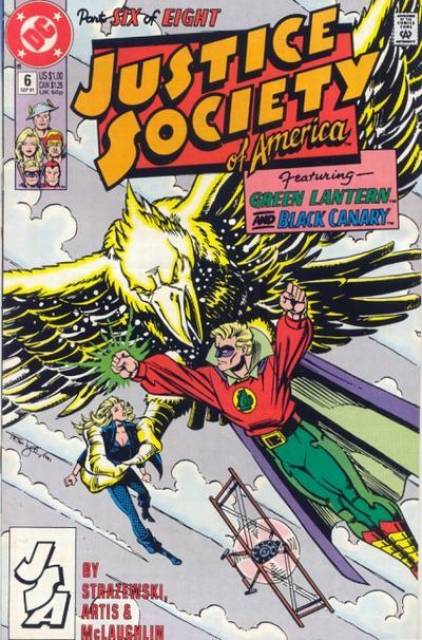 Justice Society America Vol 1 #6 comic cover