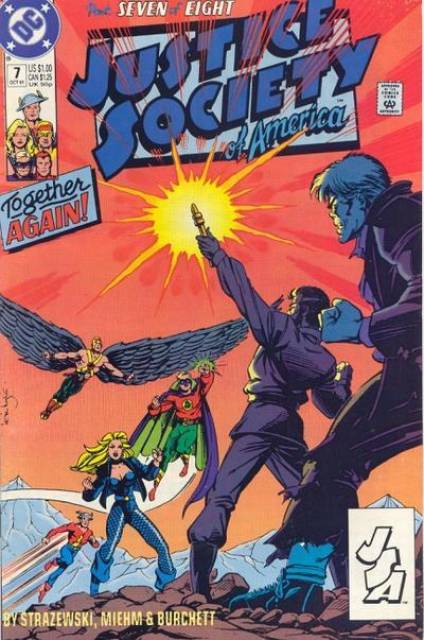 Justice Society America Vol 1 #7 comic cover