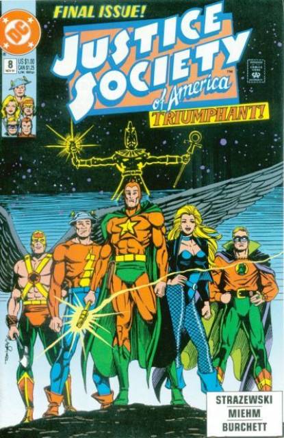 Justice Society America Vol 1 #8 comic cover