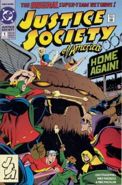 Justice Society America Vol 2 #1 comic cover