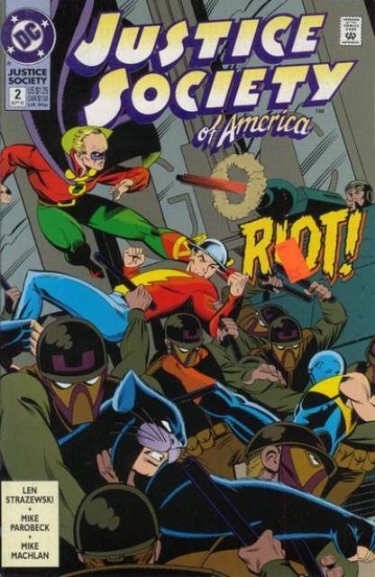 Justice Society America Vol 2 #2 comic cover