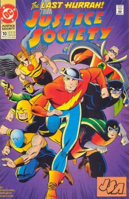 Justice Society America Vol 2 #10 comic cover