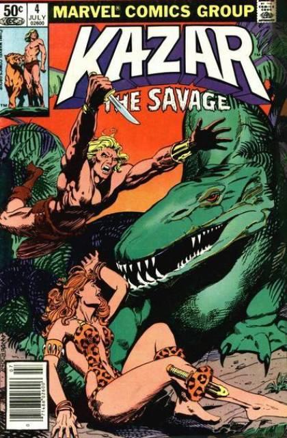 Ka-Zar the Savage #4 comic cover