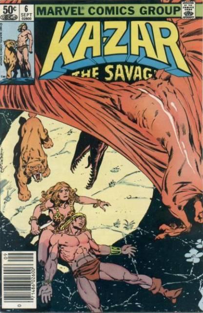 Ka-Zar the Savage #6 comic cover
