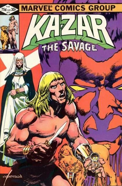 Ka-Zar the Savage #11 comic cover