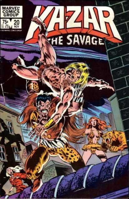 Ka-Zar the Savage #20 comic cover