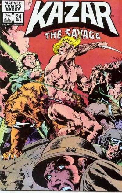 Ka-Zar the Savage #24 comic cover