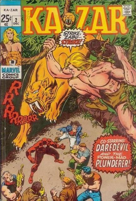 Ka-Zar #2 comic cover