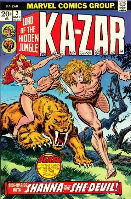 Ka-Zar Vol 2 #2 comic cover