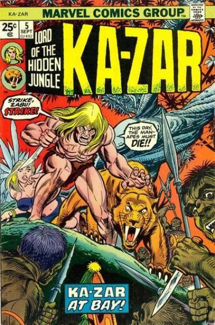 Ka-Zar Vol 2 #5 comic cover