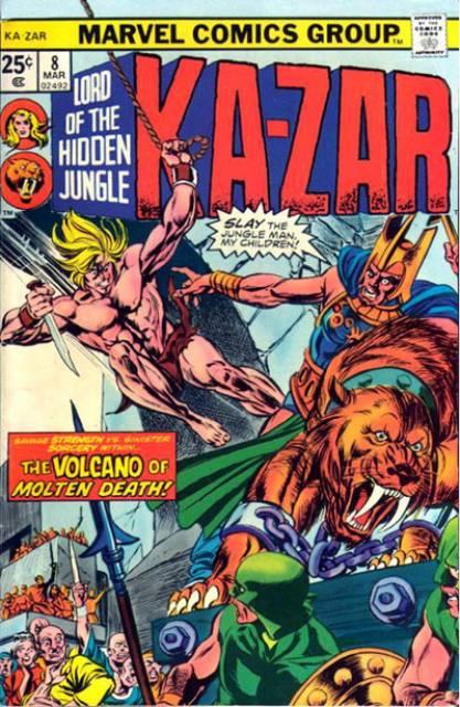 Ka-Zar Vol 2 #8 comic cover
