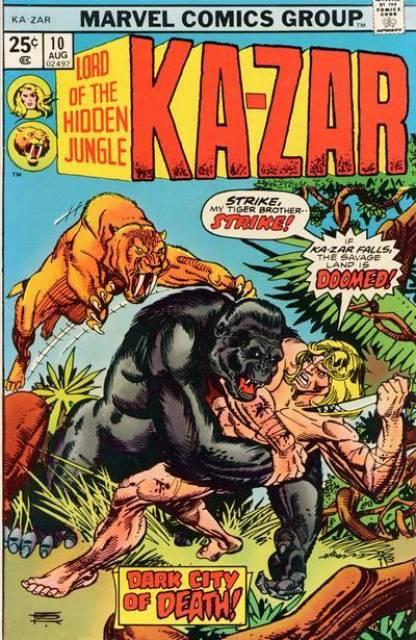 Ka-Zar Vol 2 #10 comic cover