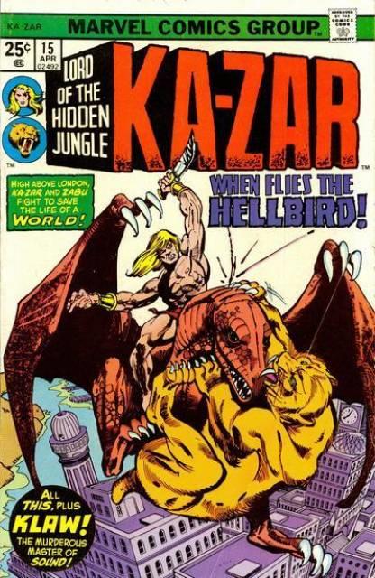 Ka-Zar Vol 2 #15 comic cover