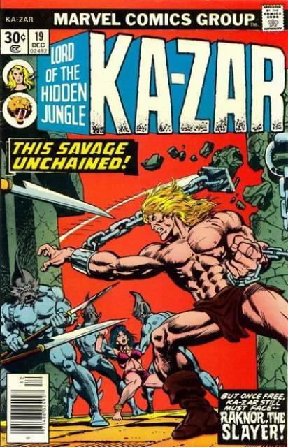 Ka-Zar Vol 2 #19 comic cover