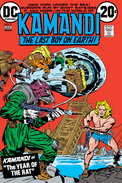 Kamandi the Last Boy on Earth #2 comic cover