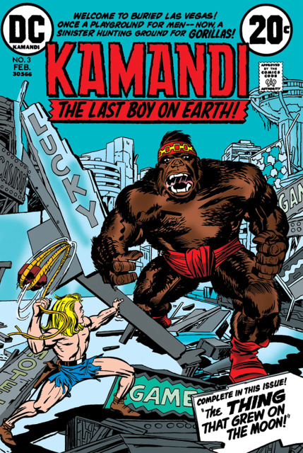 Kamandi the Last Boy on Earth #3 comic cover