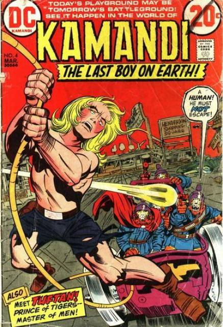 Kamandi the Last Boy on Earth #4 comic cover