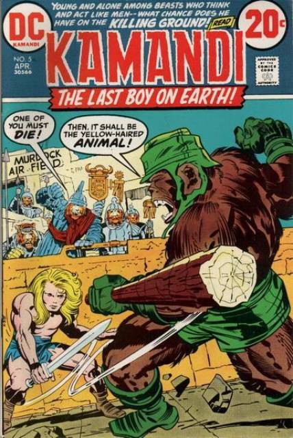 Kamandi the Last Boy on Earth #5 comic cover