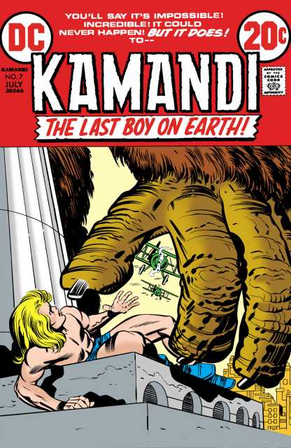 Kamandi the Last Boy on Earth #7 comic cover