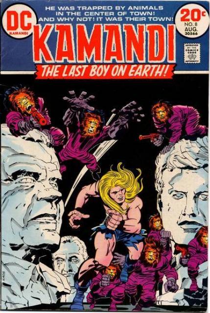 Kamandi the Last Boy on Earth #8 comic cover
