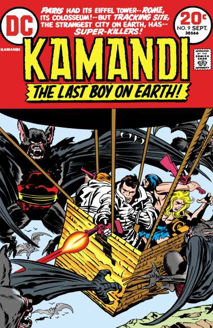 Kamandi the Last Boy on Earth #9 comic cover
