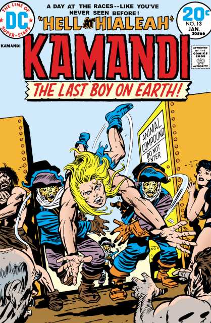 Kamandi the Last Boy on Earth #13 comic cover
