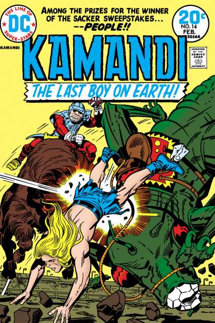 Kamandi the Last Boy on Earth #14 comic cover
