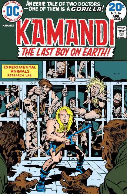 Kamandi the Last Boy on Earth #16 comic cover