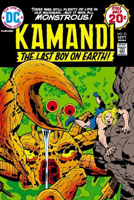 Kamandi the Last Boy on Earth #21 comic cover