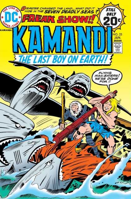 Kamandi the Last Boy on Earth #25 comic cover