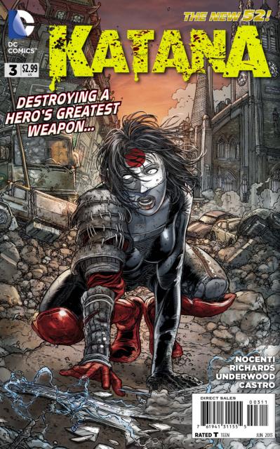 Katana #3 comic cover