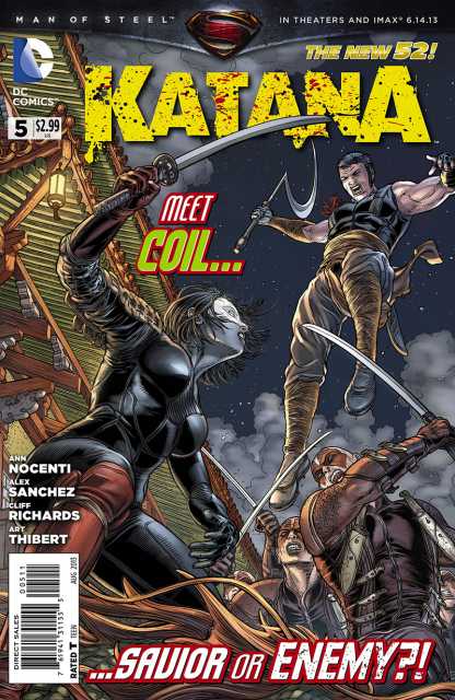 Katana #5 comic cover