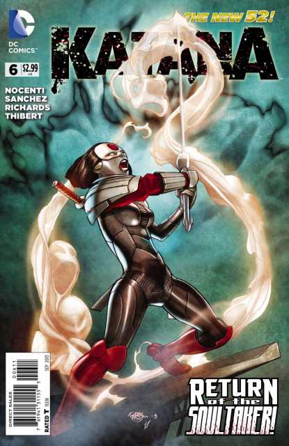 Katana #6 comic cover