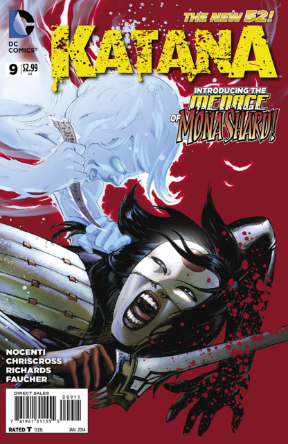 Katana #9 comic cover