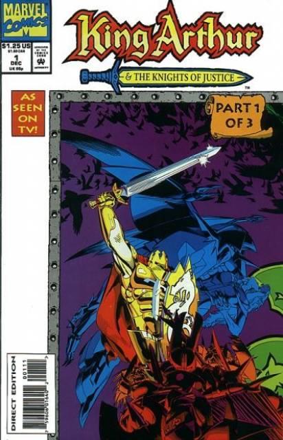 King Arthur And the Knights of Justice #1 comic cover