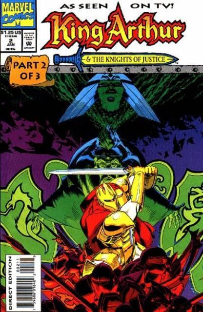 King Arthur And the Knights of Justice #2 comic cover