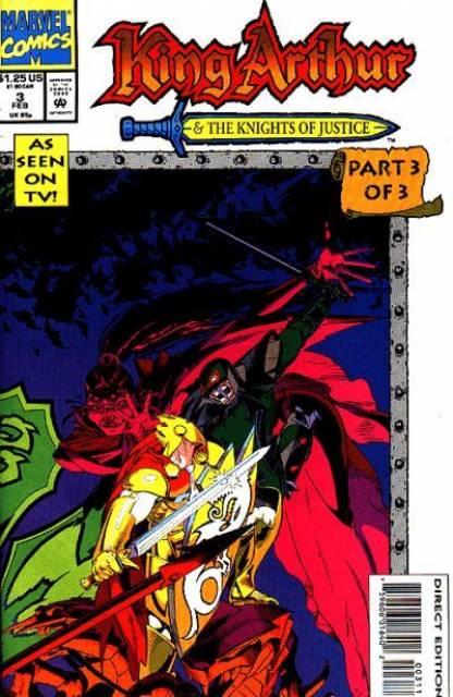 King Arthur And the Knights of Justice #3 comic cover