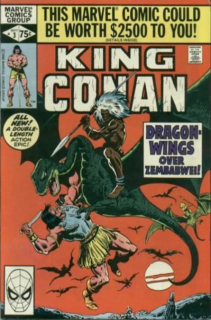 King Conan #3 comic cover