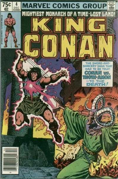 King Conan #4 comic cover